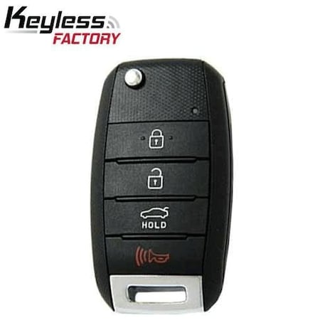 Keyless Factory 2017-2018 Kia Forte / 4-Button Flip Key / PN95430-A7200 / OSLOKA-875T RFK-KIA-FT04